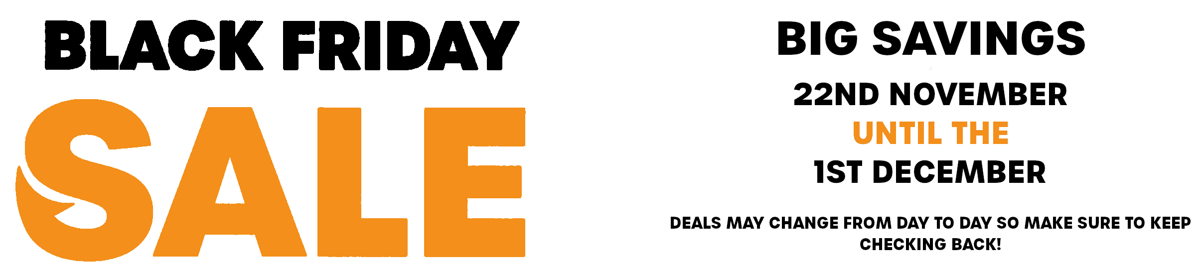 Black Friday 2024 at Tackle3D - Big Savings!