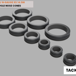 Guru N-Gauge XS Pole Nose Cones