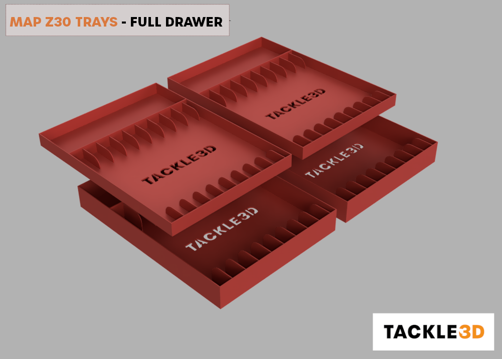 Winder Trays for the MAP Z30 Seat Box - Tackle3D