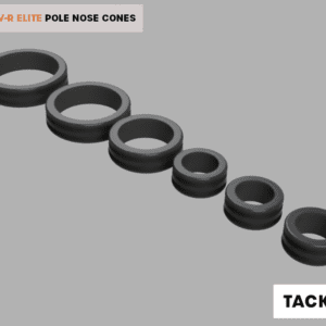 Maver MV-r Elite Pole Nose Cones Grey