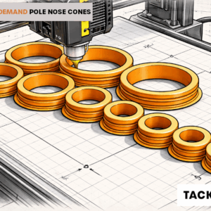 Print on demand pole nose cone sets